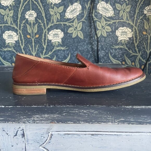 Sperry Women's Tan Seaport Levy Leather Memory-Foam Slip-On Loafers - Picture 2 of 11